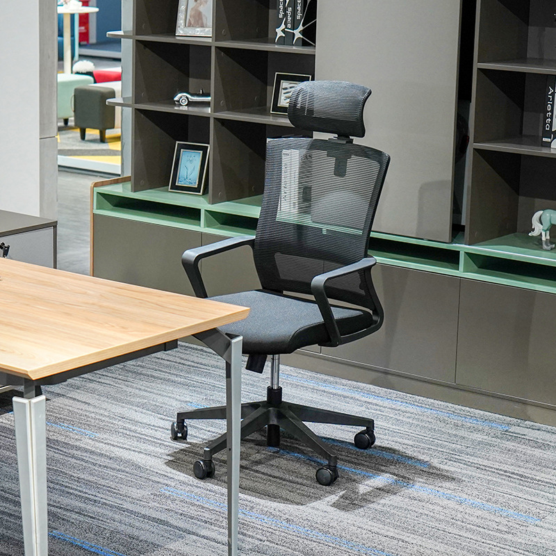 Modell BGY001 Großhandel Ergonomischer Netzstuhl - Atmungsaktiver, gebogener Rücken mit Höhe-Verstellbare Arme für Studium, Büro und langes Sitzen